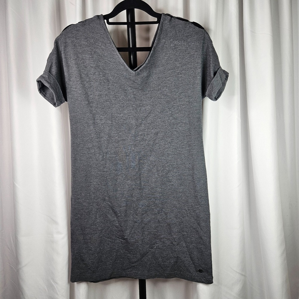 tasc Bamboo/Cotton Performance Tech Sustainable Neutral Shirt Dress Size‎ Medium